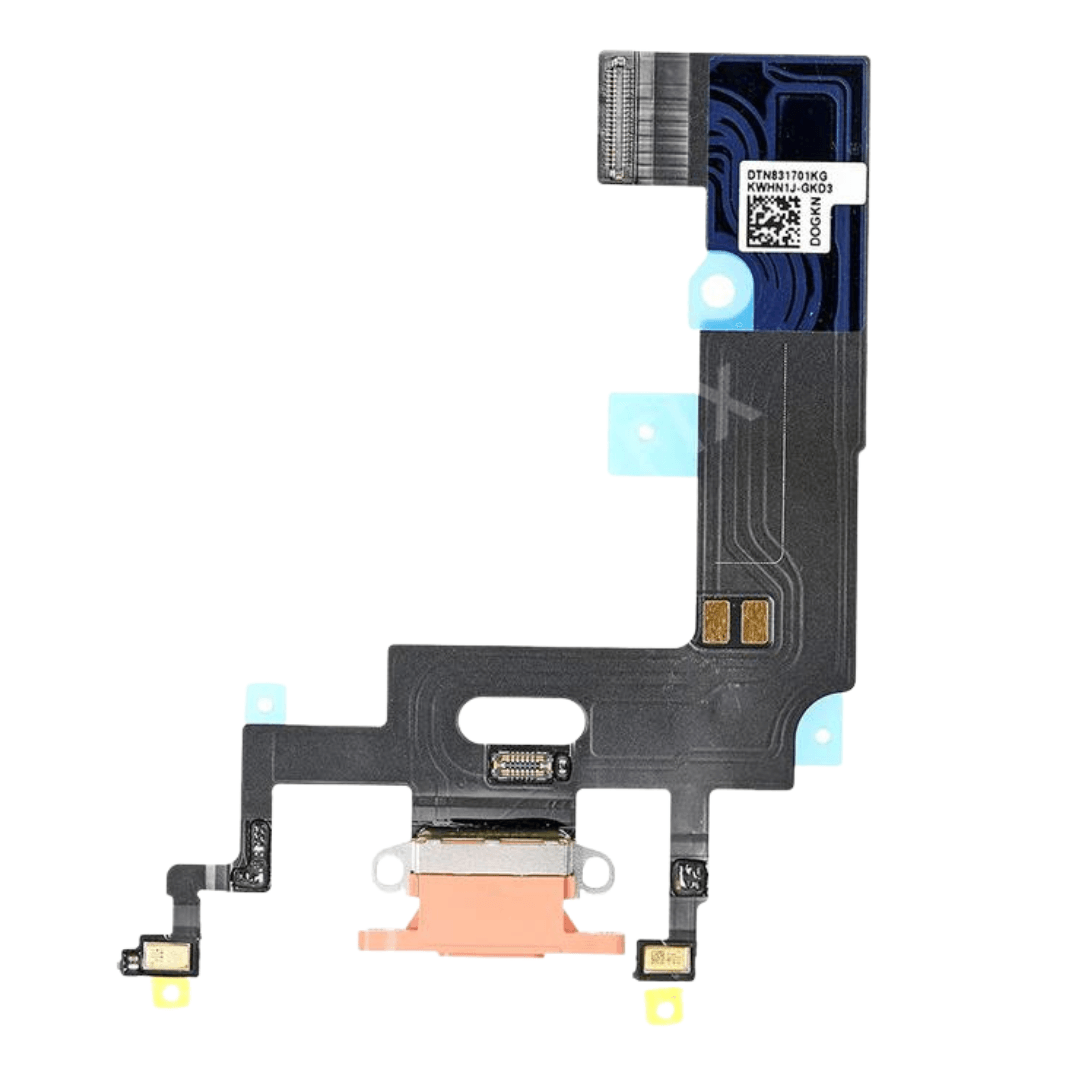 Charging Port Flex Cable for iPhone XR- Coral - Best Cell Phone Parts Distributor in Canada, Parts Source Charging Port Flex Cable for iPhone XR- Coral - Best Cell Phone Parts Distributor in Canada, Parts Source